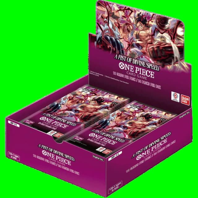 One Piece karte - A fist of divine speed Booster Box - (OP-11)