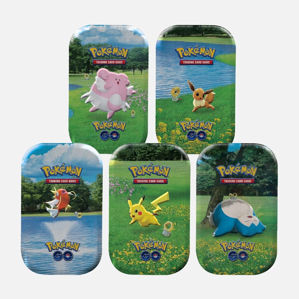 Pokémon GO Mini Tins (Set of 5) - Pokémon cards