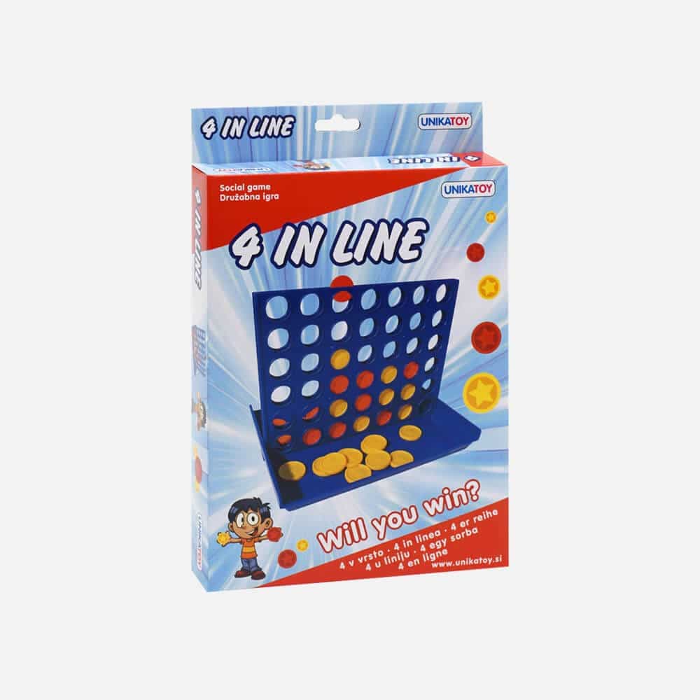 Four in a line - Board game Unikatoy
