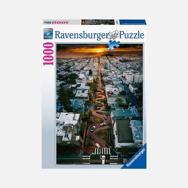Puzzle San Francisco Lombard Street (1000pc) - Ravensburger