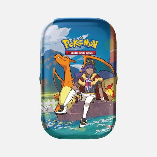 Leon and Charizard Mini Tin - Pokémon cards
