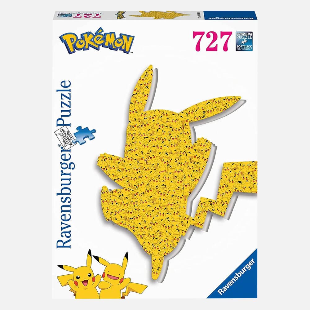 Puzzle Pokémon Pikachu Shaped (727pc) - Ravensburger
