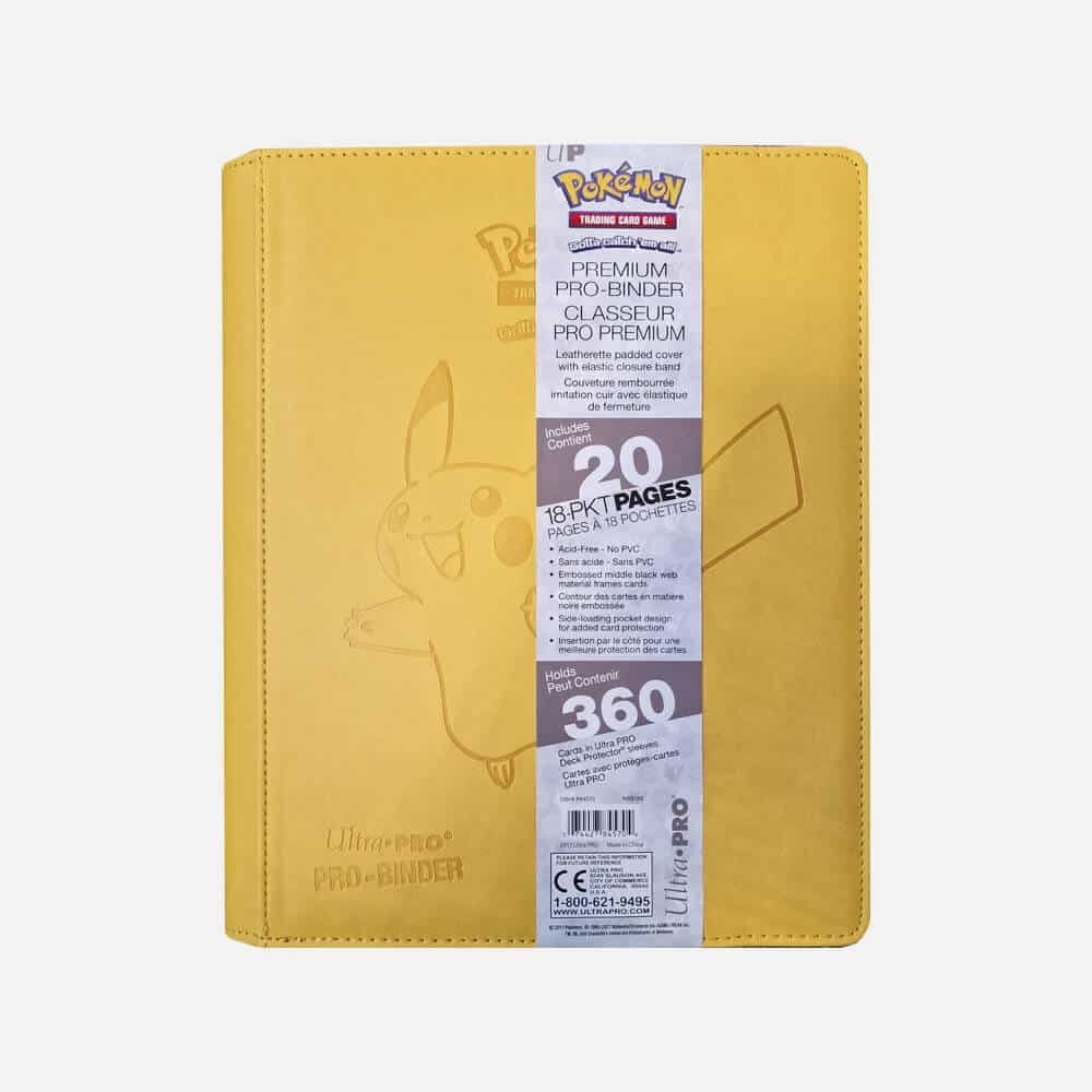 Ultra Pro Pokémon Binder: Pikachu Premium (9 pocket)