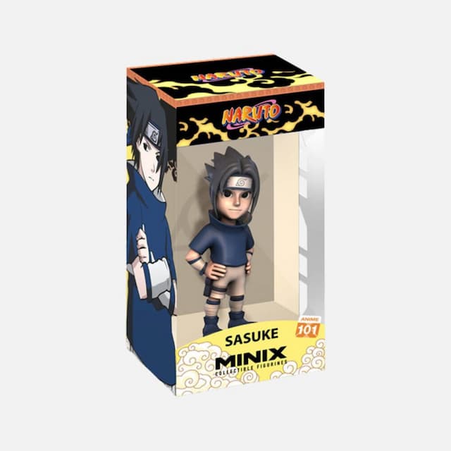 Figure Naruto Shippuden: Sasuke Uchiha Minix (12cm)