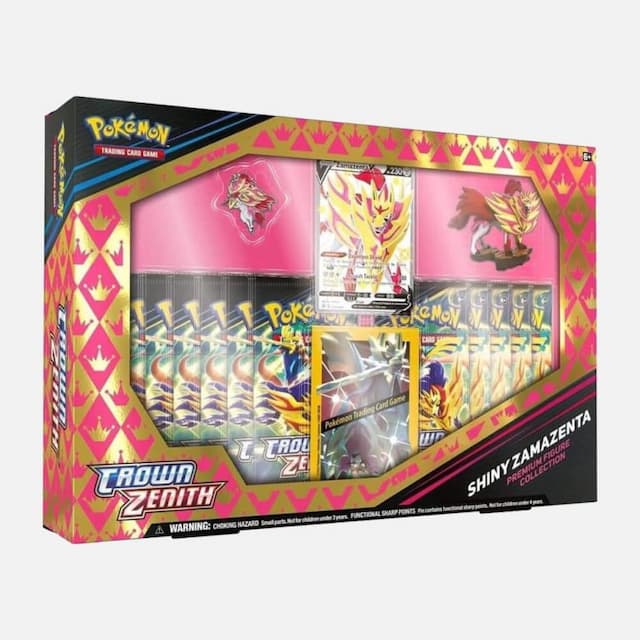 Crown Zenith Shiny Zamazenta Premium Figure Box – Pokémon cards