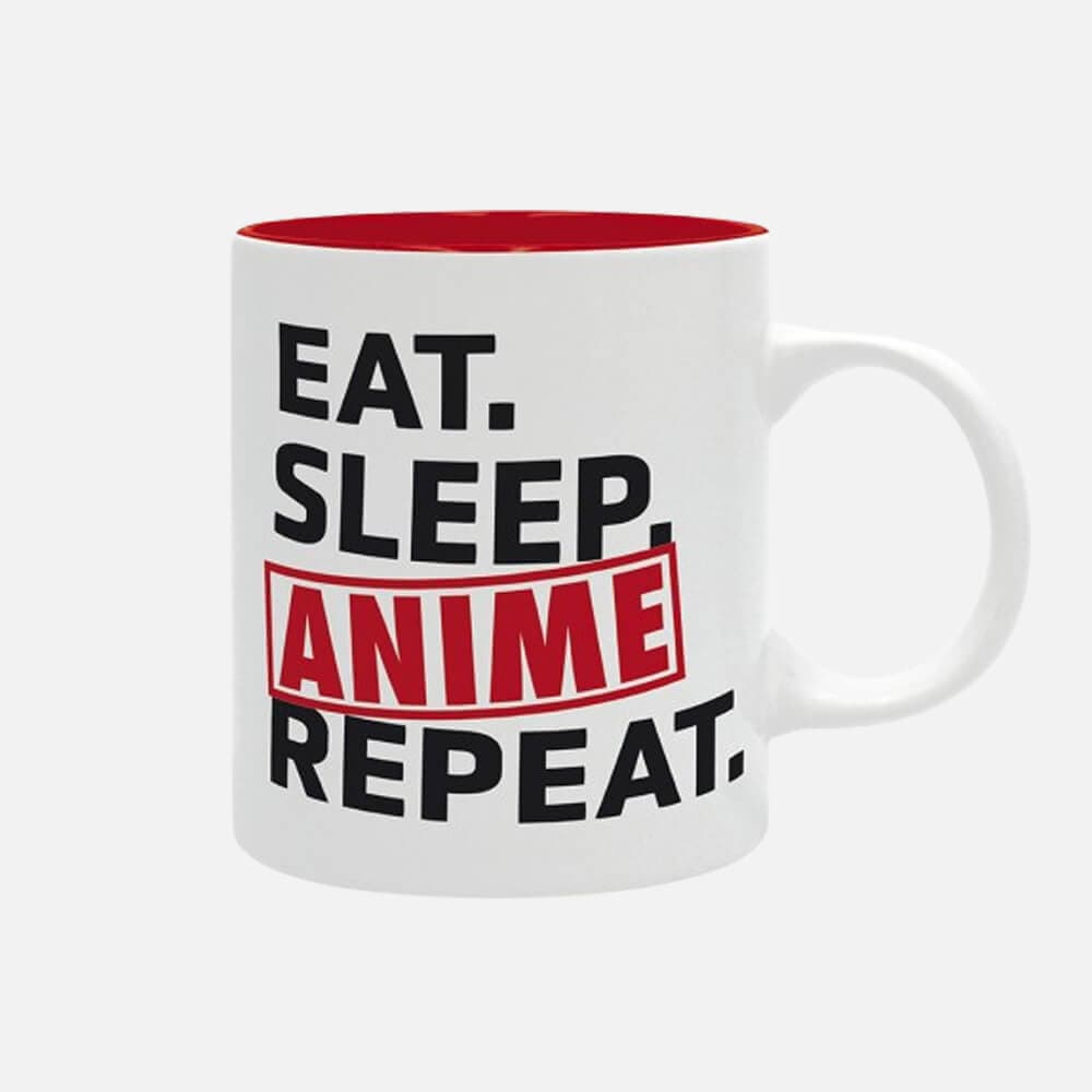 Mug Eat Sleep Anime Repeat Asian Art (320ml)