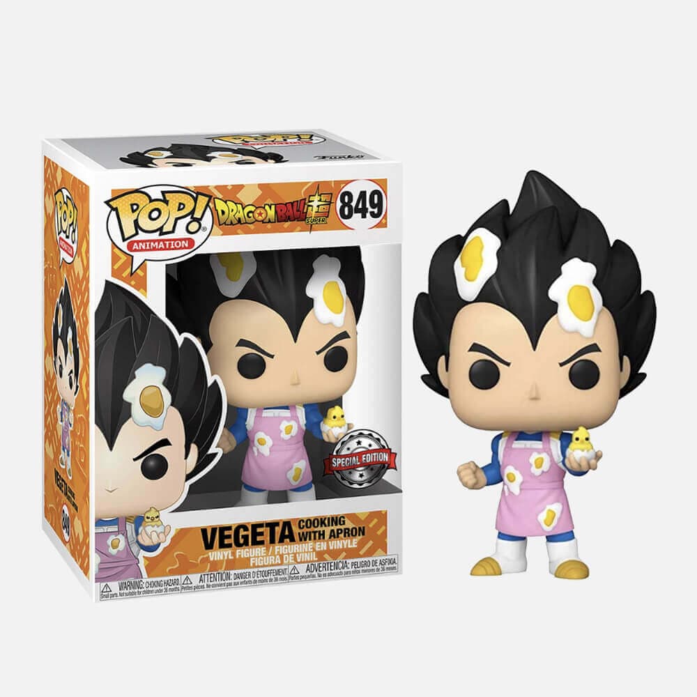 Funko Pop! Dragon Ball Super Vegeta Cooking with Apron Exclusive