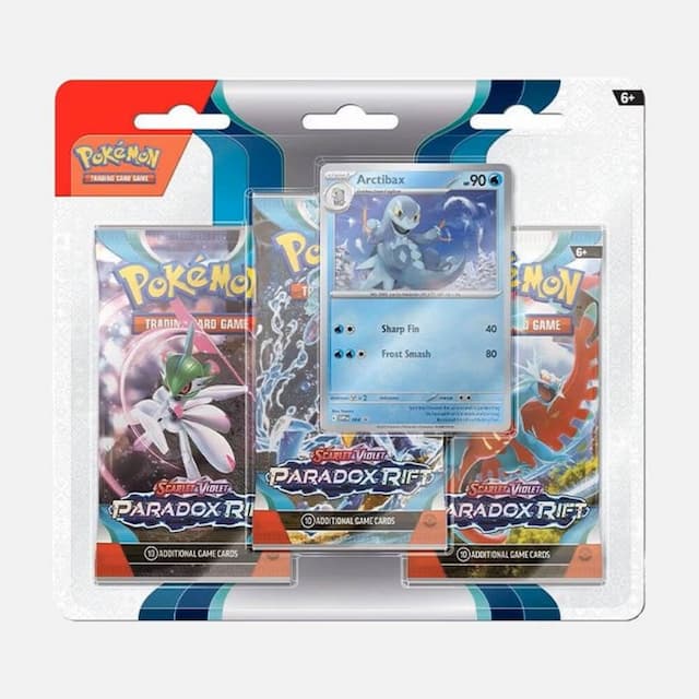 Paradox Rift 3-Pack Blister Arctibax - Pokémon cards