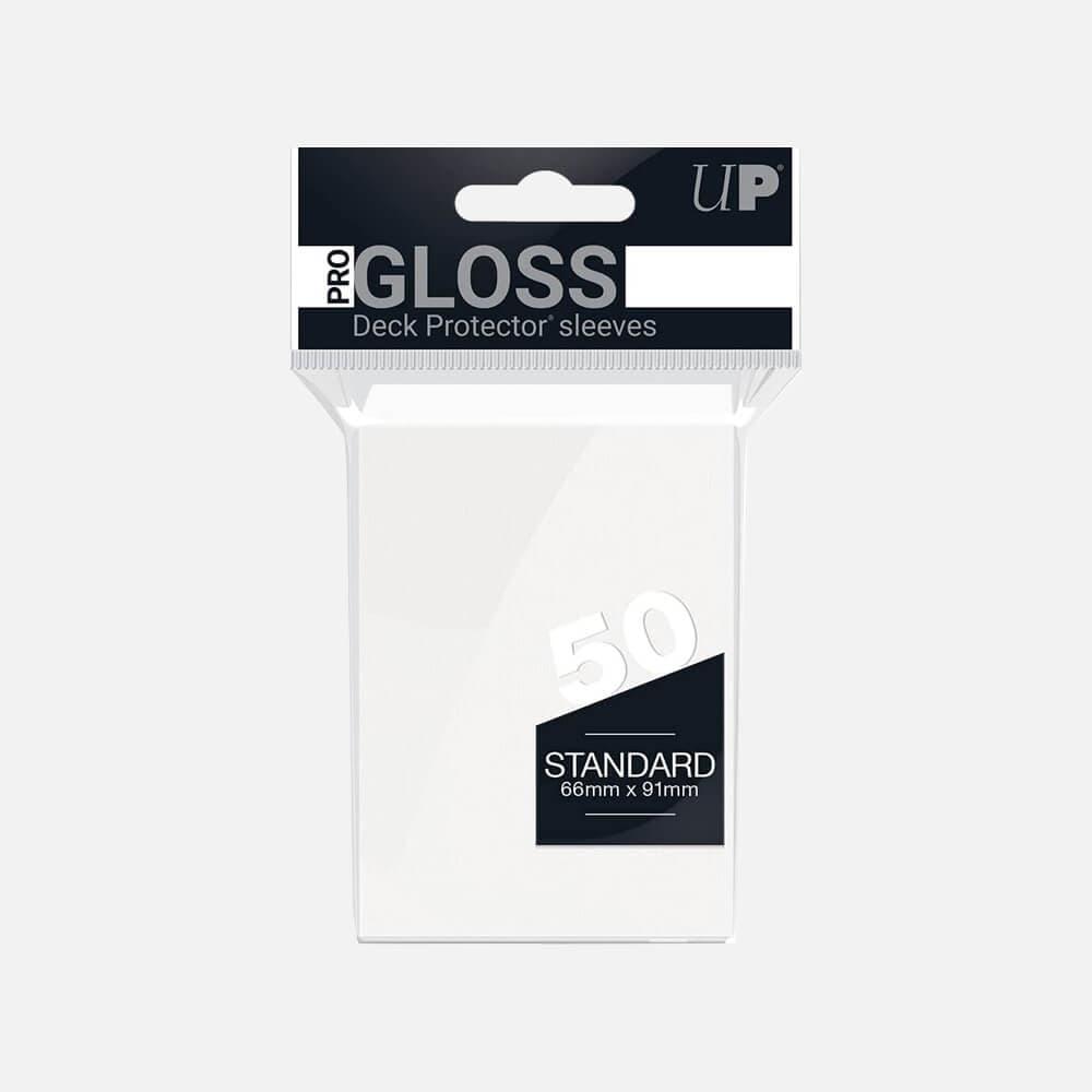 PRO-Gloss White Standard Deck Protector (50pcs)
