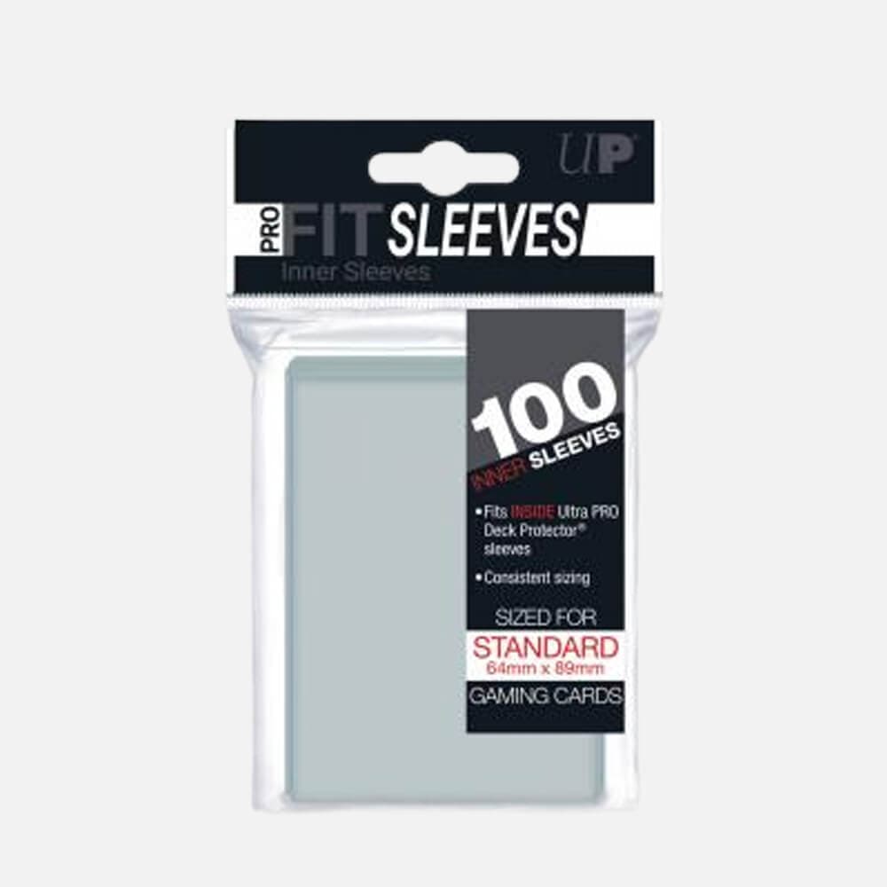 Ultra Pro Standard Sleeves: Pro-Fit Card Clear (100pcs)