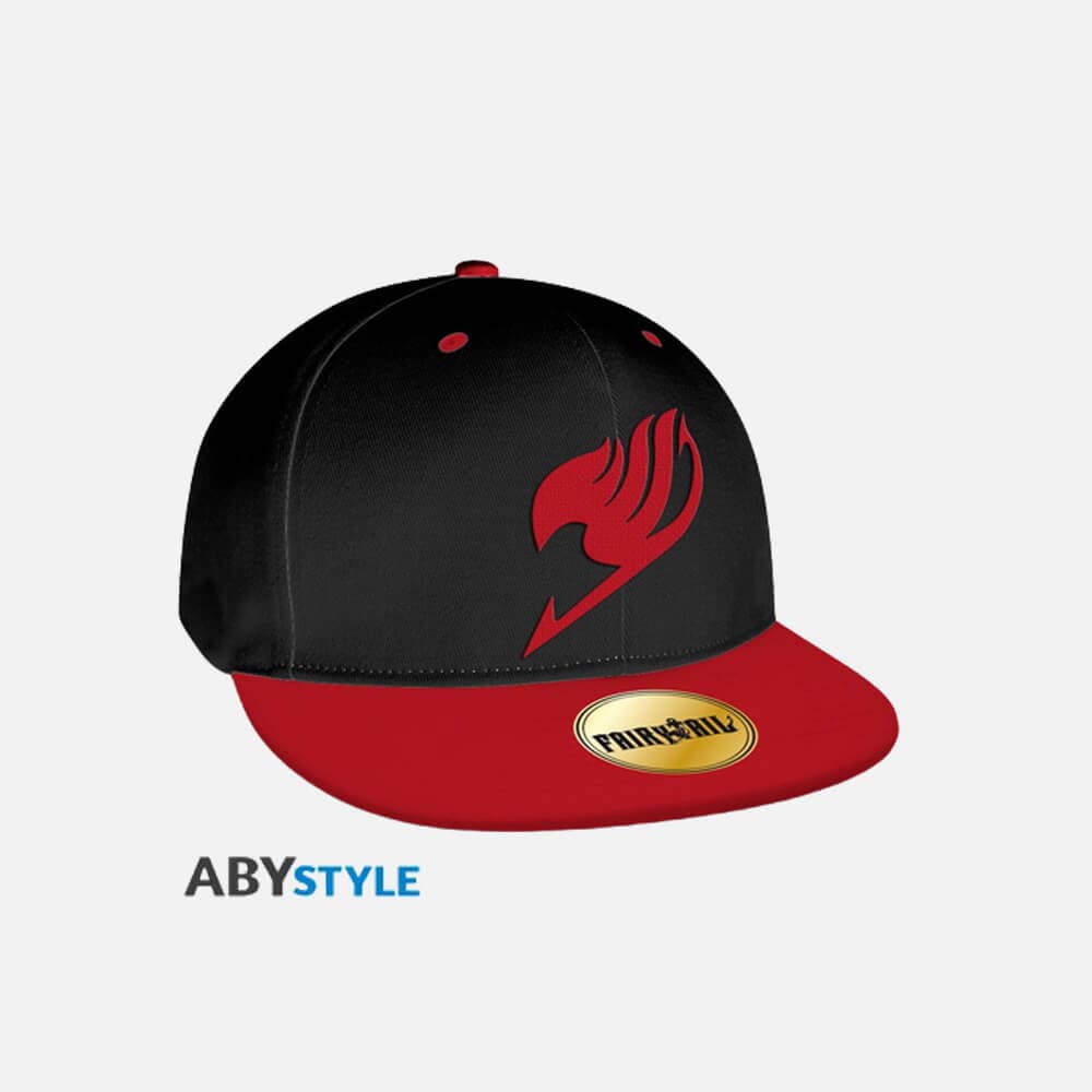 Snapback cap Fairy Tail emblem (black & red)