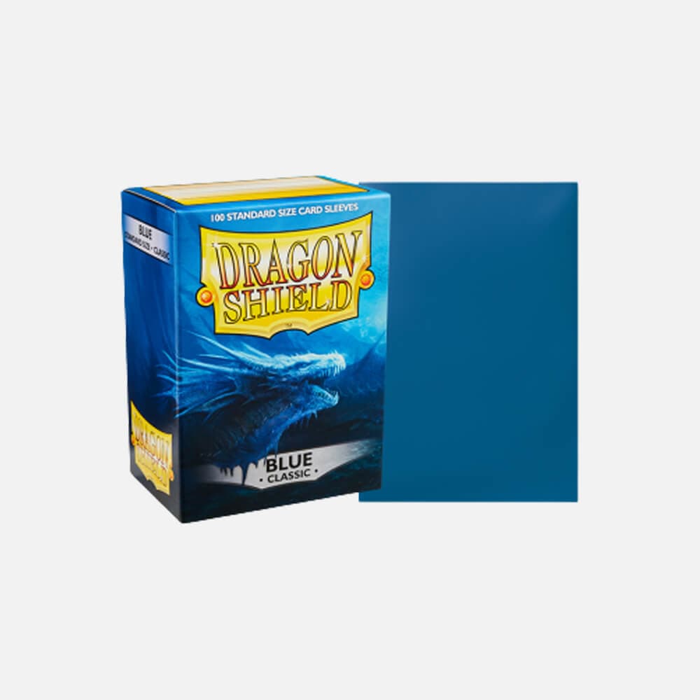 Dragon Shield (DS): Standard Classic Blue Sleeves (100pcs)