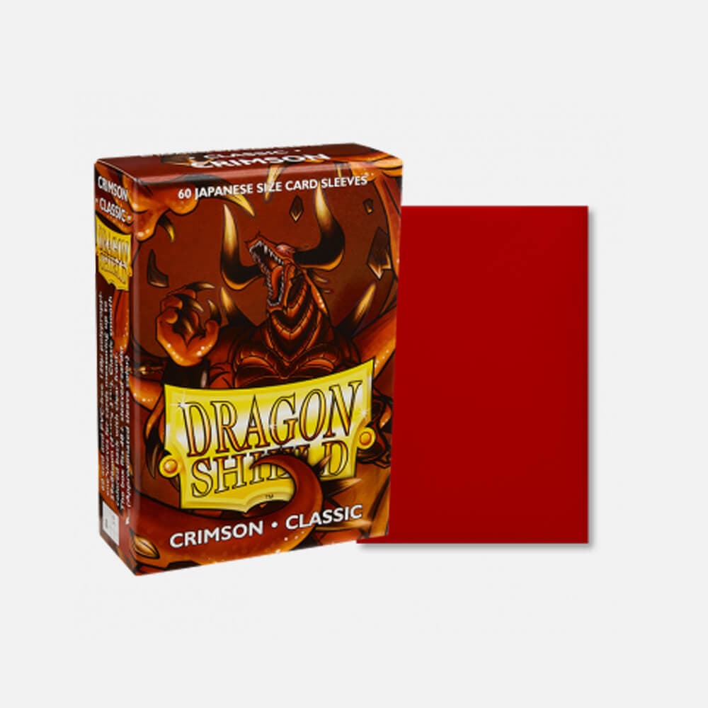 Dragon Shield (DS): Japanese Classic Crimson Sleeves (60pcs)