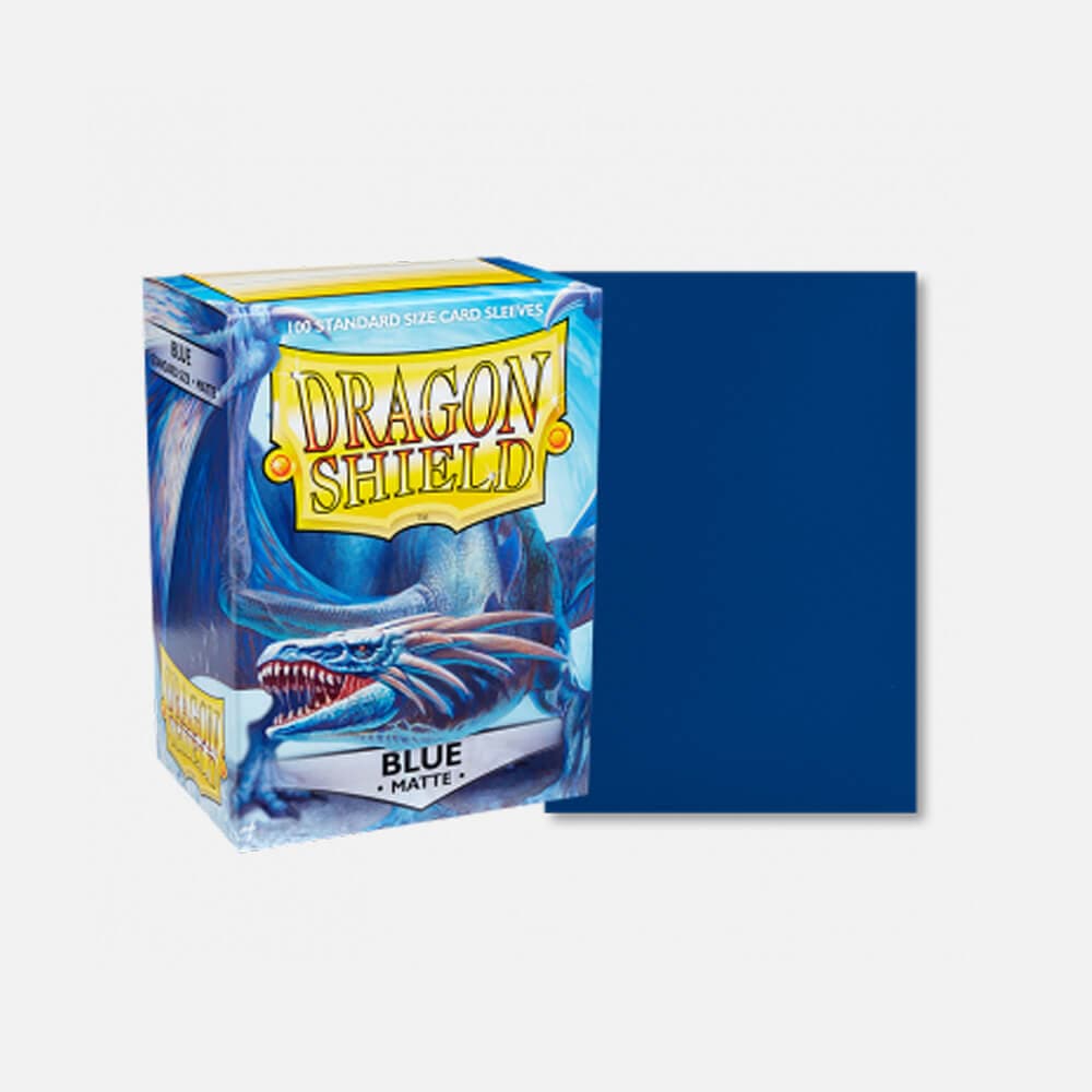 Dragon Shield (DS): Standard Matte Blue Sleeves (100pcs)
