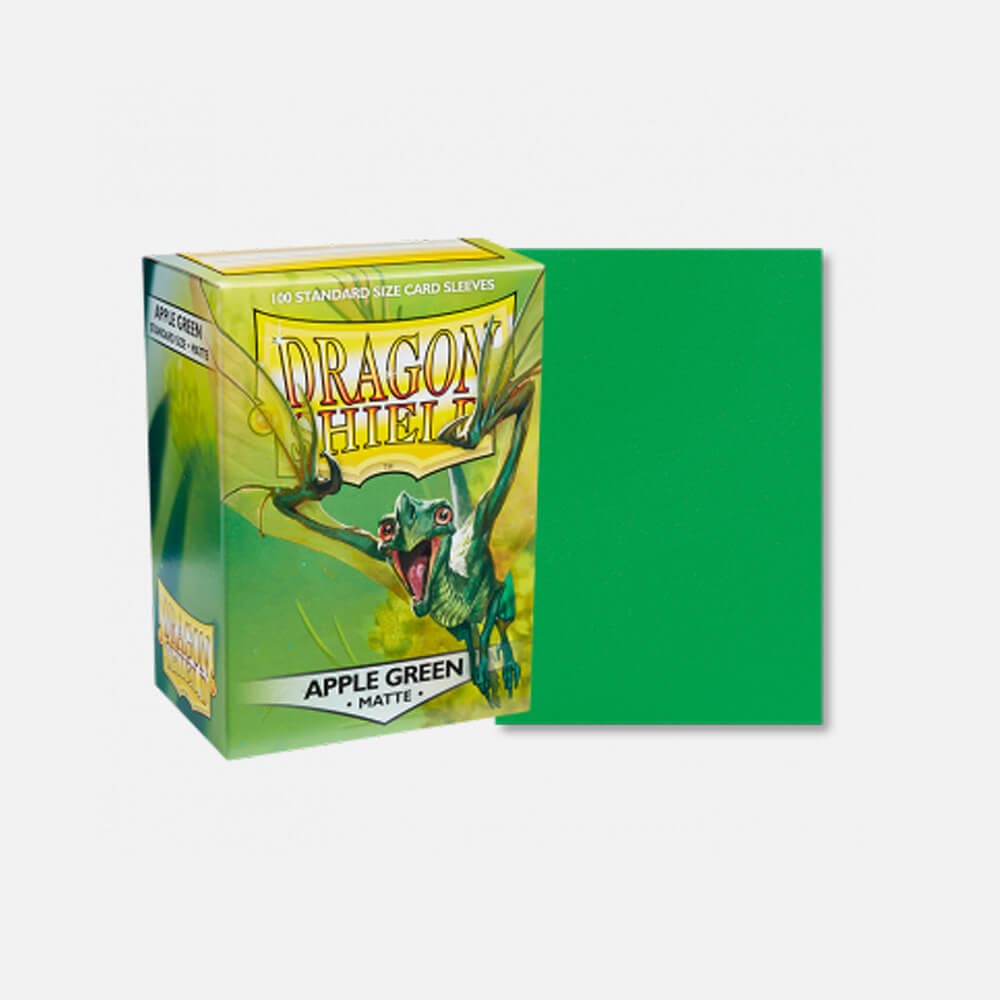 Dragon Shield (DS): Standard Matte Apple Green Sleeves (100pcs)