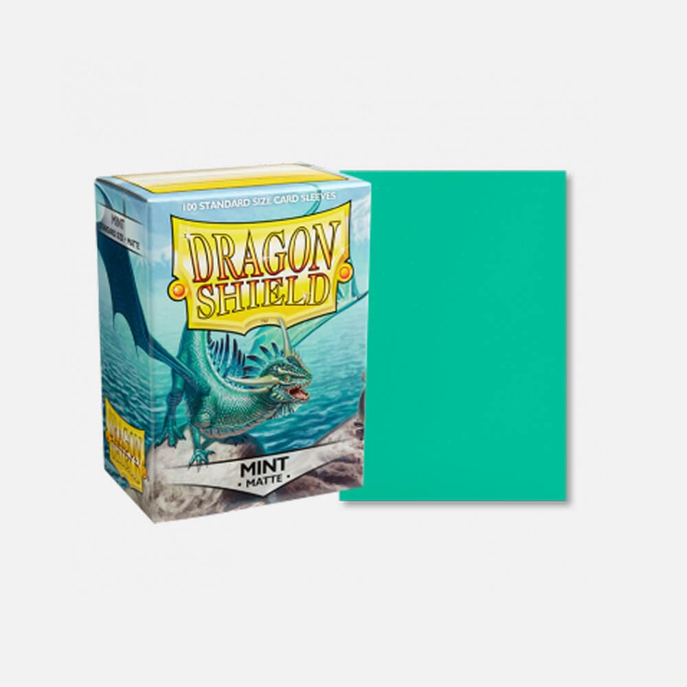 Dragon Shield (DS): Standard Matte Mint Sleeves (100pcs)