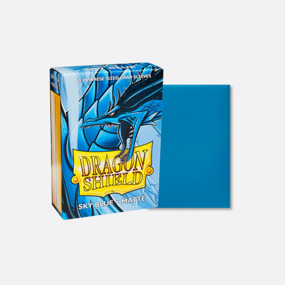 Dragon Shield (DS): Japanese Matte Sky Blue Sleeves (60pcs)