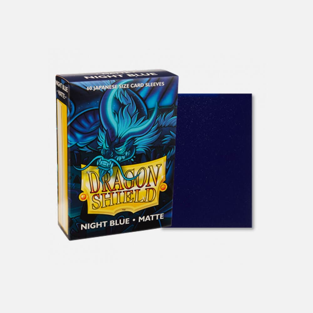 Dragon Shield (DS): Japanese Matte Night Blue Sleeves (60pcs)