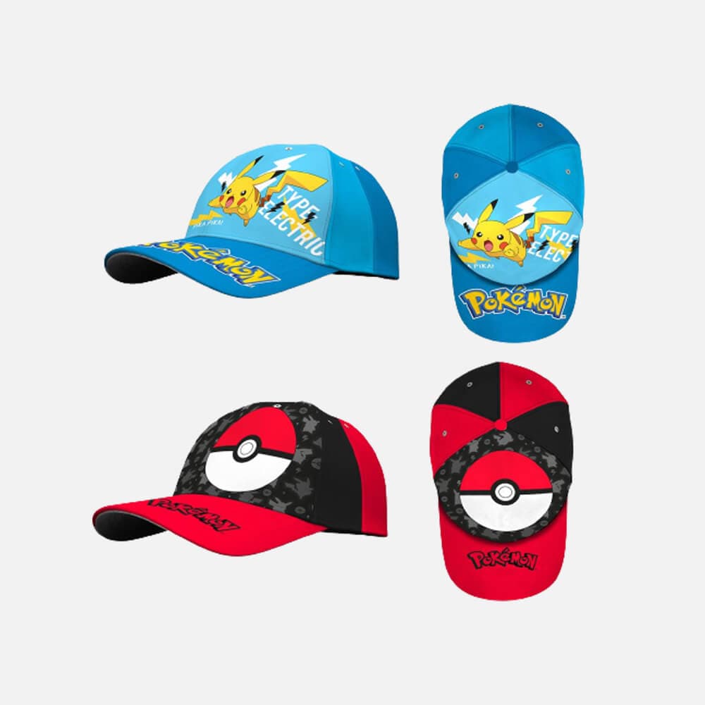 Snapback cap Pokémon (assorted)