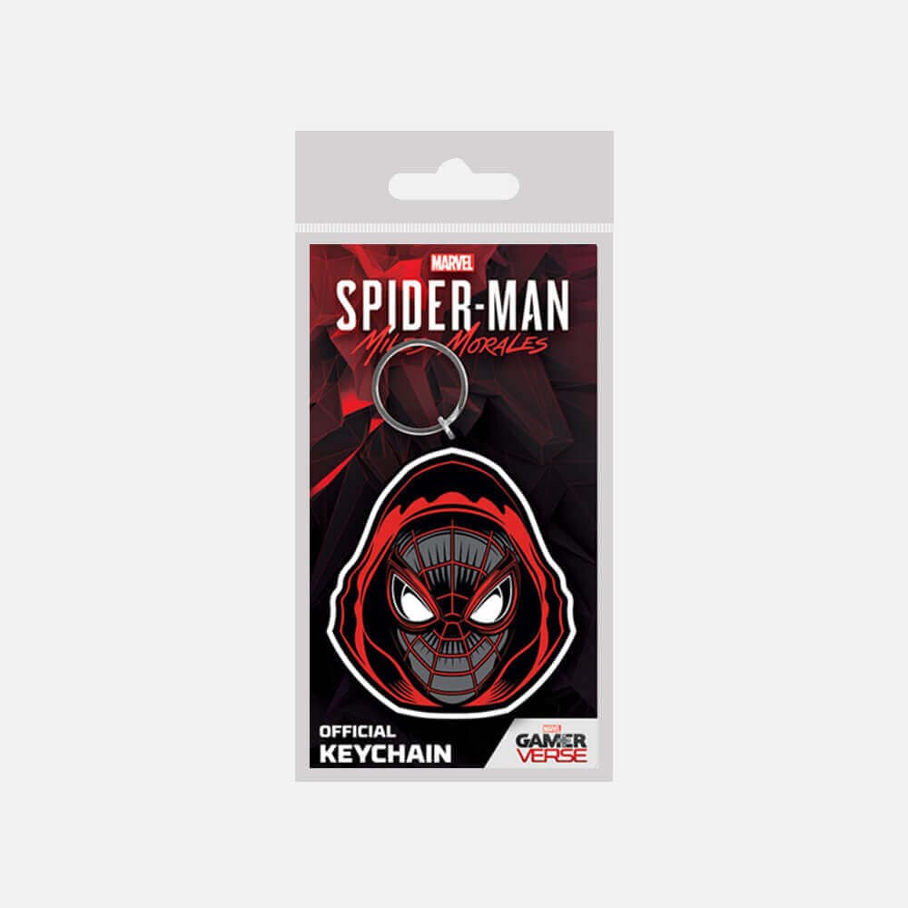 Keychain Marvel Spiderman Miles Morales Hooded