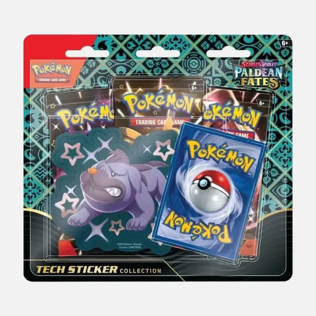 Paldean Fates Tech Sticker Collection Shiny Maschiff - Pokémon cards
