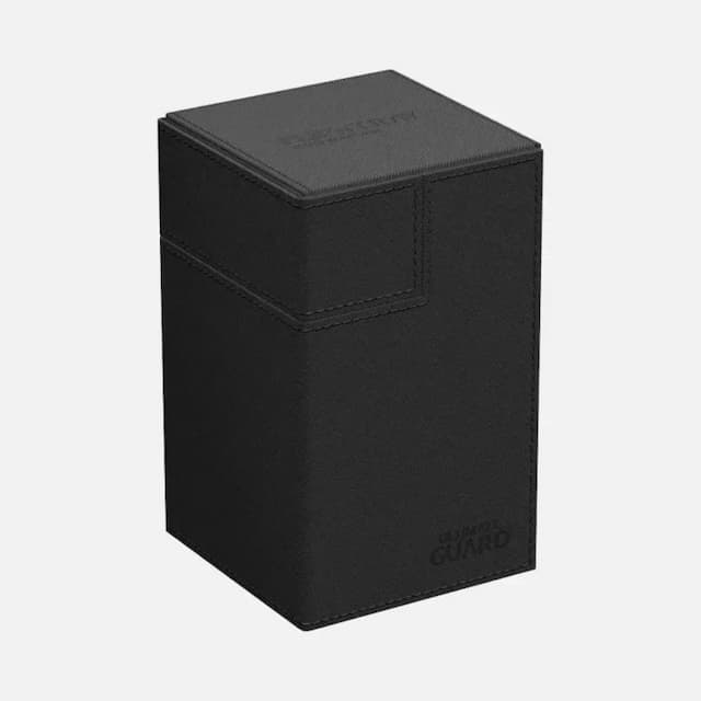 Ultimate Guard Flip N Tray 100+ XenoSkin Monocolor Black Deck Box