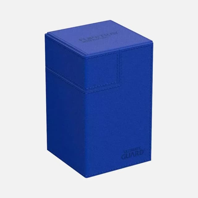 Ultimate Guard Flip N Tray 100+ Xenoskin Monocolor Blue Deck Box