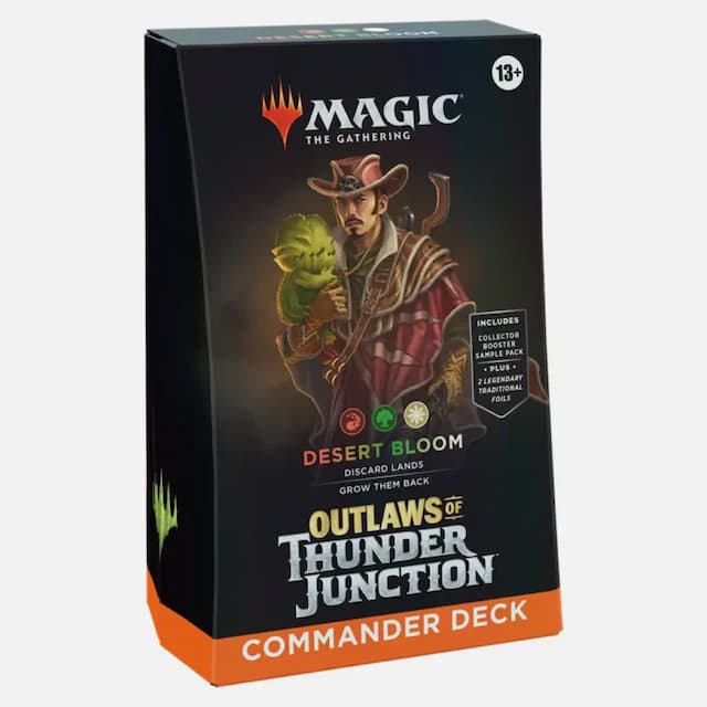 Magic the Gathering (MTG) cards Outlaws Thunder Junction Desert Bloom Commander Deck