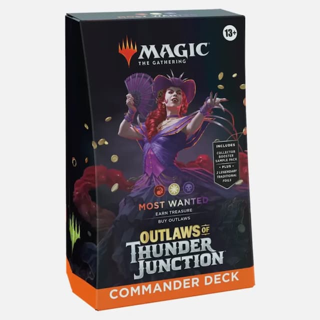 Magic the Gathering (MTG) cards Outlaws Thunder Junction Most Wanted Commander Deck