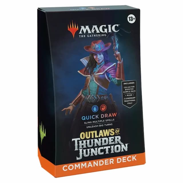 Magic the Gathering (MTG) cards Outlaws Thunder Junction Quick Draw Commander Deck