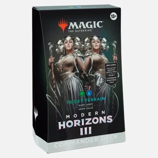 Magic the Gathering (MTG) cards Modern Horizons 3 Tricky Terrain Commander Deck