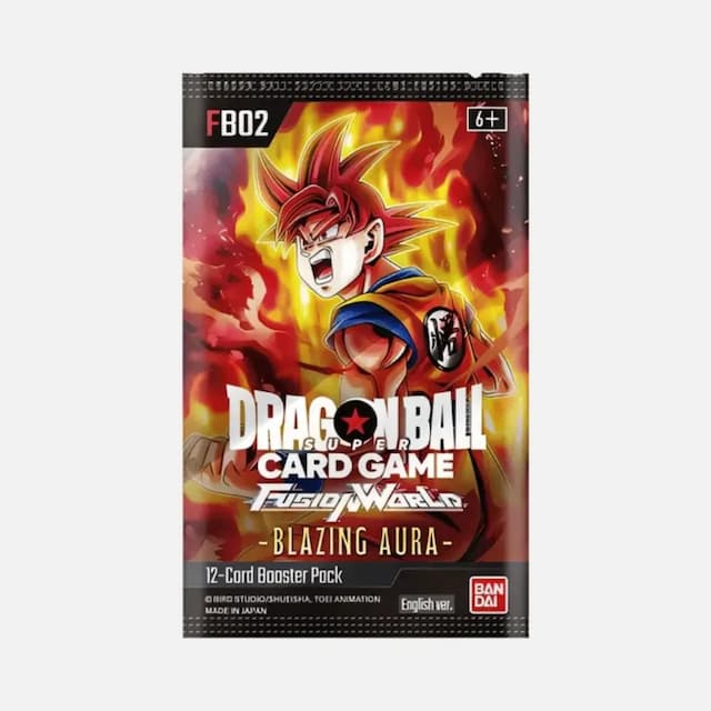 dragon ball fb02 booster box JPN Dragon Ball Super Fusion World : Blazing Aura Booster Box FB-02 vRare