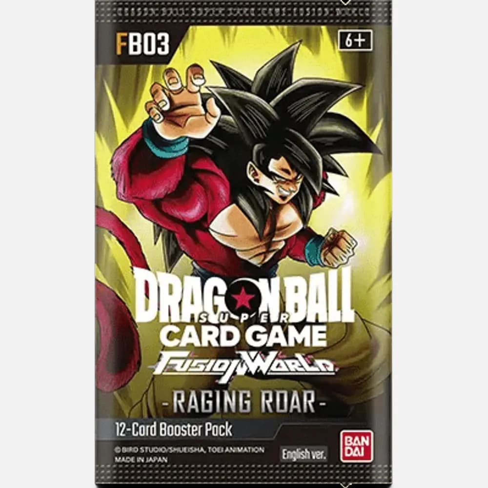 Dragon Ball Super cards Raging Roar (FB03) Booster Pack