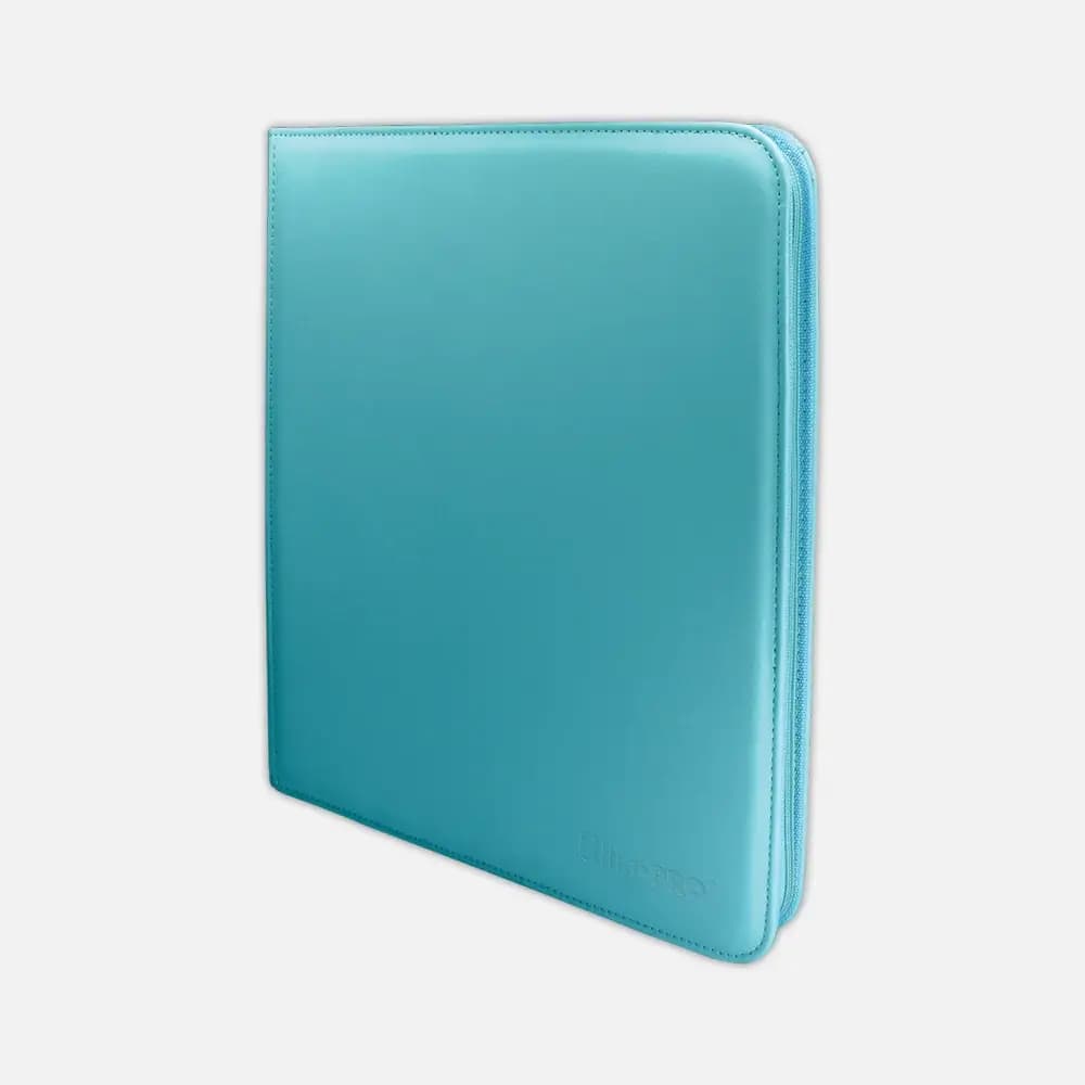 12-Pocket Vivid Light Blue Zippered PRO-Binder
