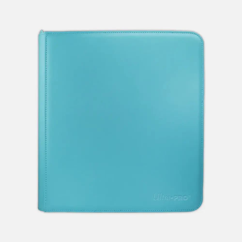 12-Pocket Vivid Light Blue Zippered PRO-Binder