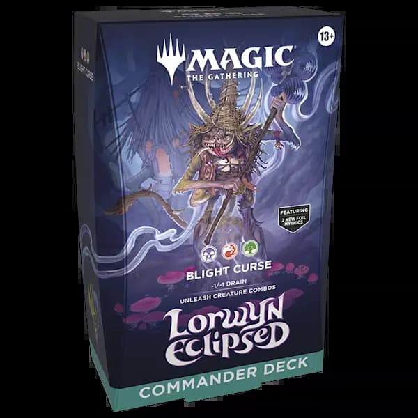 Magic the Gathering (MTG) cards Lorwyn Eclipsed Blight Curse Commander